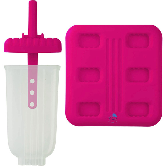 Frozen Ice Cream Molds Juice Popsicle Maker Lolly Pop Mould Tray 6-Cells - US - Picture 4 of 10